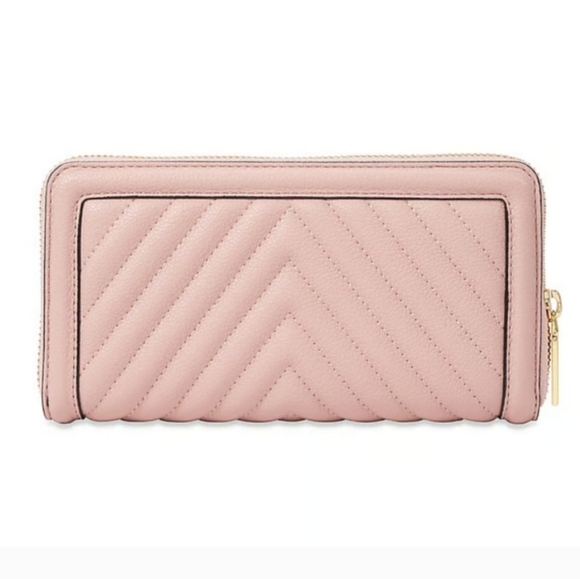 NWT! BEAUTIFUL VICTORIA'S SECRET LARGE WALLET WITH ZIPPER ORCHID BLUSH - Picture 4 of 8